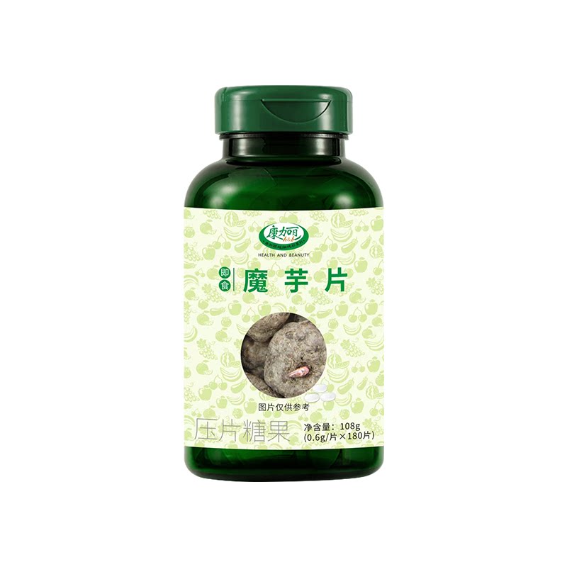 康加丽魔芋片即食纯魔芋粉糖脂稳天然粉粉食品