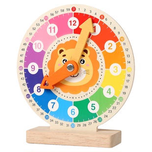 认识钟表和时间数字时钟学习专用模型数学小学教具时针分针幼儿园