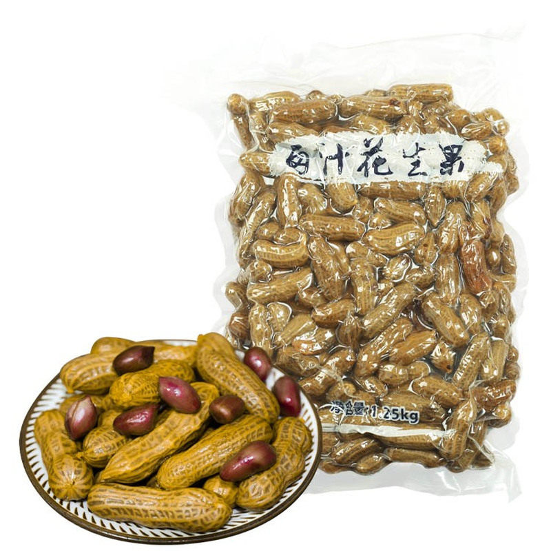 小笑花卤汁水煮花生真空包装商用