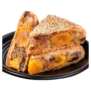 温州特产桥墩陈福兴大月饼传统老式五仁中秋礼盒蛋黄鲜肉手工散装