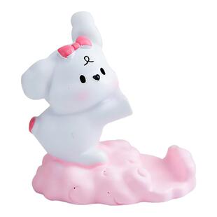 桌面小狗手机支架追剧平板电脑置物架可爱摆件学生创意卡通手机架