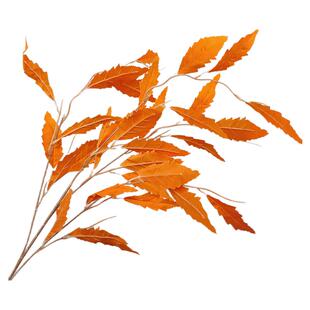 厂家直销艾叶仿真花婚庆花艺高枝叶子婚礼地排花挑高花艺桌花叶材