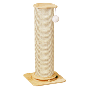 猫尚舒实木猫抓板剑麻耐磨不掉屑立式猫抓柱猫咪蹭痒神器替换抓毯