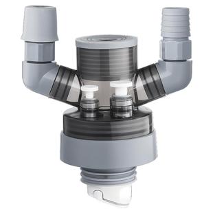 潜水艇厨房下水管三头通下水道三通分水器洗菜盆二合一多功能接头