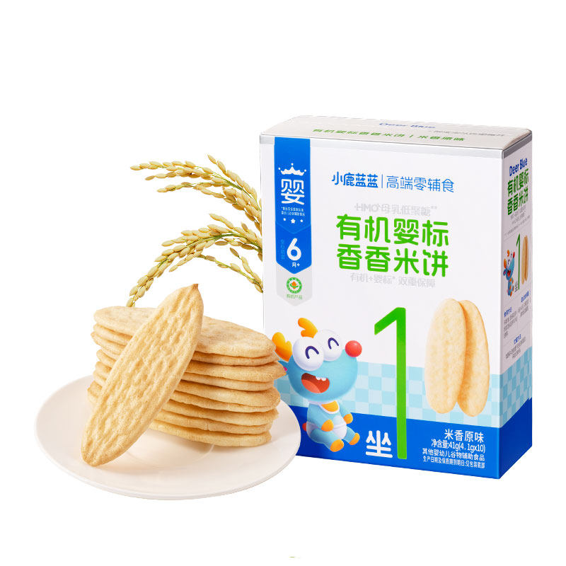 小鹿蓝蓝婴幼儿米饼6月+宝宝辅食