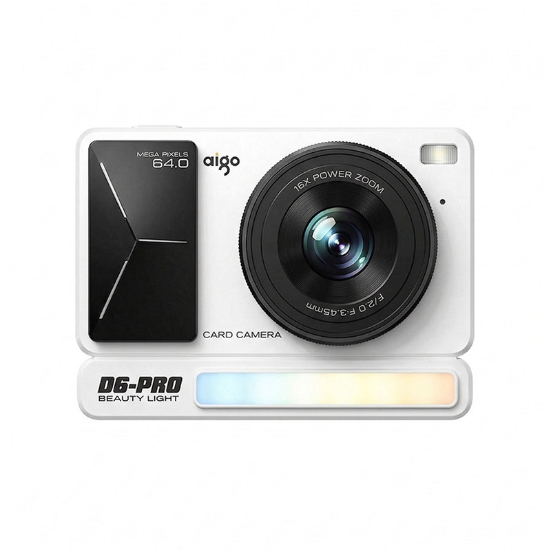 爱国者D6pro6400W美颜4K数码相机