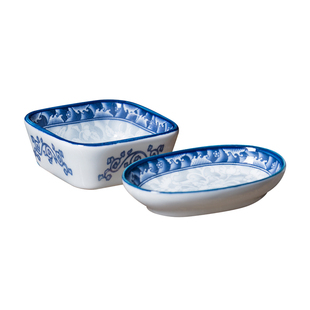 参宝陶瓷调料碟蘸料碟醋碟家用餐具青花瓷餐具咸菜小菜碟调味碟子