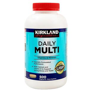美国直邮Kirkland科克兰复合维生素500粒 均衡营养提高机体动力