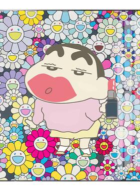 蜡笔小新装饰画笑脸太阳花挂画
