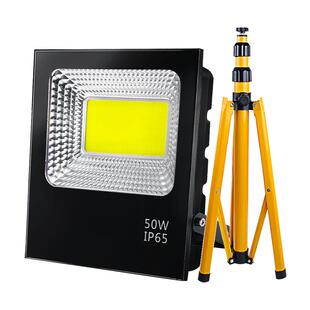 投光灯led户外照明太阳能充电大功率工地室外厂房车间超亮探照灯