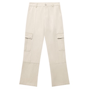GWIT 美式经典大口袋cargo重工水洗做旧工装裤春秋高街休闲裤男