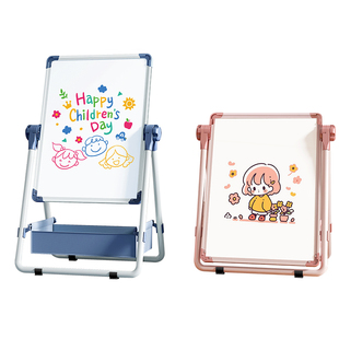 幼儿童画画板磁性玩具支架式小黑板家用宝宝写字白板涂鸦可擦画架