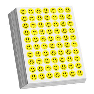 可爱大号笑脸贴纸 卡通脸贴表情活动道具奖励惩罚 不干胶装饰贴贴画表扬贴粘贴幼儿园教师专用小学生儿童宝宝