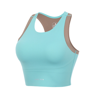 annerun运动内衣女防震防下垂可外穿瑜伽背心带胸垫健身美背文胸