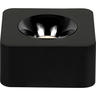 爱多辉超薄明装射灯led客厅家用玄关方形斗胆灯cob吸顶式7558单头