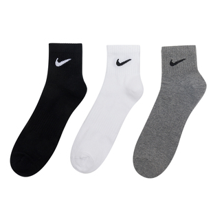 Nike耐克正品男款短袜2026春季新款透气简约纯色训练运动休闲袜子