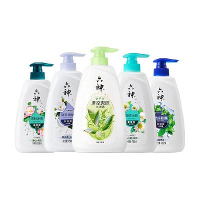 六神清香爽肤保湿沐浴露750g