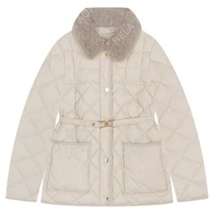 邱莹莹 HELA AOMI “蒙家腰带鹅”90白鹅绒一手长腰带收腰羽绒服