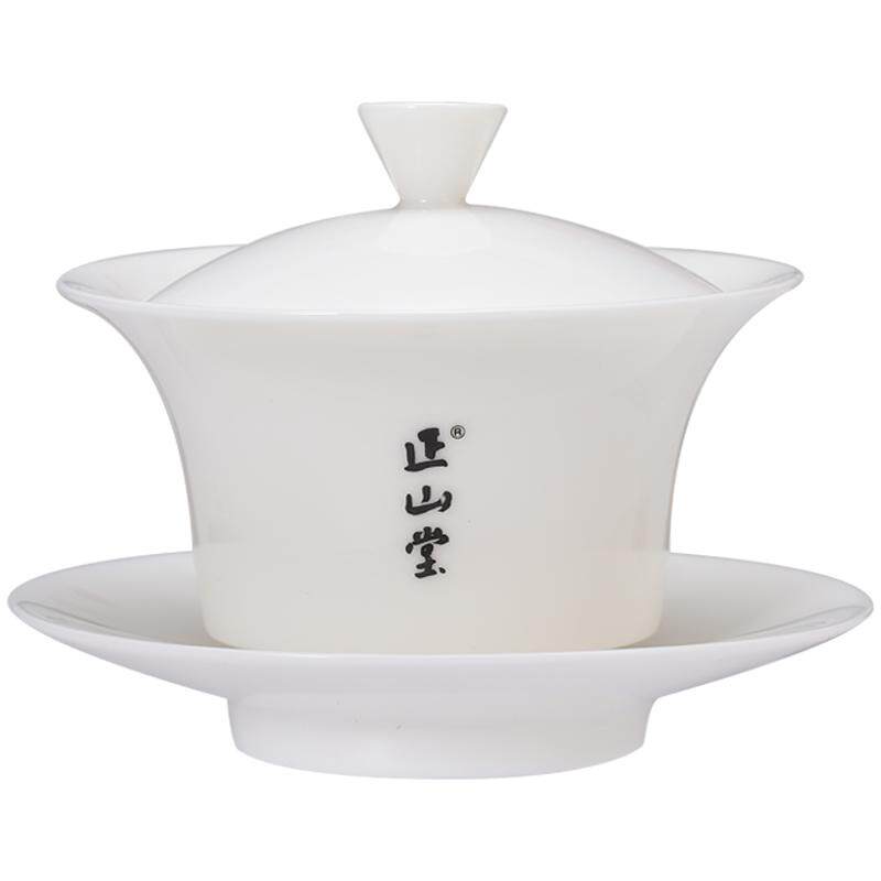 正山堂茶业 白瓷盖碗瓷都德化120ml /150ml茶具