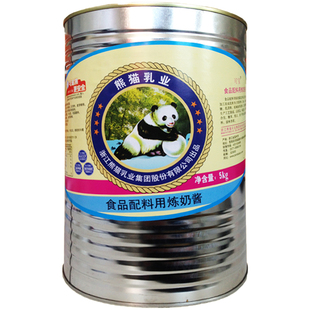 熊猫炼乳5kg*4桶/整箱 可宝食品配料炼奶酱 甜炼乳面包咖啡奶茶用