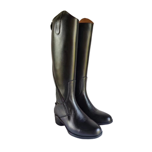 马术长靴牛皮长靴男女骑马真皮长靴男女款骑士骑行靴专业长筒马靴