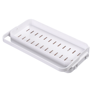 几仓厨房水槽收纳架抹布架壁挂式免打孔置物架海绵擦沥水架调料架