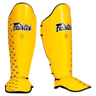 Fairtex泰国正品泰拳护腿SP5护胫护脚背护小腿搏击散打健身训练