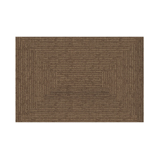 棕色入户门地垫大门进门耐脏脚垫轻奢中古风免打理门外玄关防滑垫