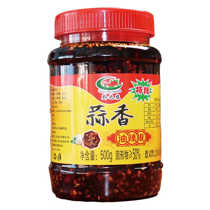 黔之农瓶装油辣椒遵义开胃辣椒好