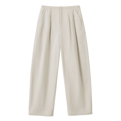 “松弛裤”加厚磨毛弯刀休闲裤