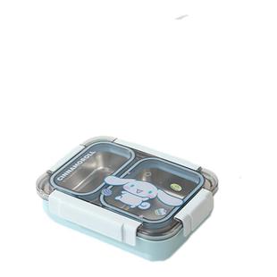 三丽鸥分格保温饭盒不锈钢小学生专用上班族便携轻食成人便当餐盒