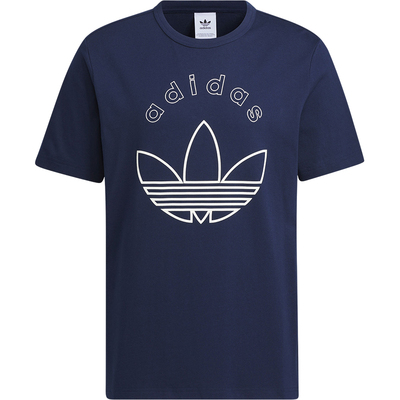 Adidas/阿迪达斯官方正品三叶草男士宽松透气休闲运动短袖JD3257