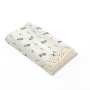 邓禄普科学护颈儿童乳胶枕进口幼儿园3-11岁抑菌护颈枕头A类