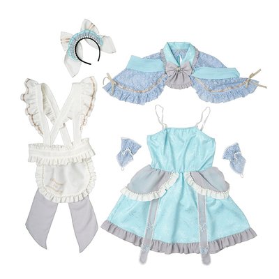 【clearstone】恩娜子监修20周年限定女仆Cosplay薄荷绿日系正版