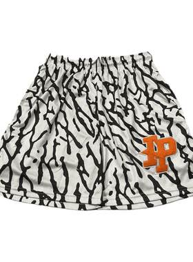 男运动休闲三分裤透气刺绣