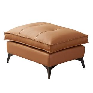 真皮沙发脚踏凳单个轻奢家用客厅贵妃位加长搁脚凳放腿方塌沙发凳