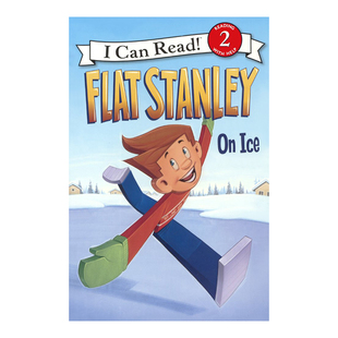 【现货】【纸片人斯坦利】:在冰上 Flat Stanley: On Ice英文儿童绘本原版图书进口书籍Brown, Jeff