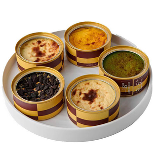 罐罐巴斯克组合竹寿屋抹茶柚子榴莲多口味芝士蛋糕下午茶单人甜品