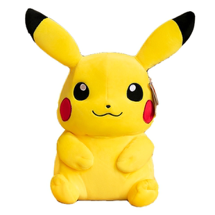 皮卡丘公仔毛绒玩具大玩偶床上儿童比卡丘抱枕女生睡觉可爱布娃娃