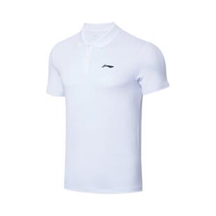 李宁羽毛球服 羽毛球系列 男子速干凉爽吸汗运动百搭短袖POLO衫
