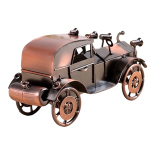 金属铁艺老爷车模型家居室内装饰品家装书柜摆件服装店吧台摆设
