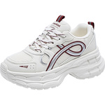 大东女鞋老爹鞋2026春季新款厚底休闲运动鞋小个子增高舒适女单鞋