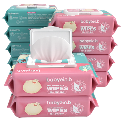 怡恩贝 婴儿湿巾 80抽/包 *10大包