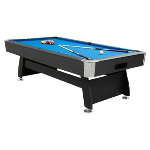 哈野台球桌家用标准型带自动回球功能中式黑八桌球台成人台球案子