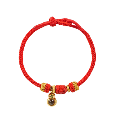 庙街文玩2026马年十二生肖守护手绳本命年红绳手工编织