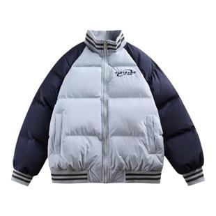 TIRED美式插肩袖运动棉衣男女冬季保暖面包服三防抗寒休闲外套潮