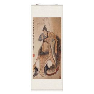 武松打虎图 水浒传人物横幅挂画 横批画 书房客厅装饰画 定制订做