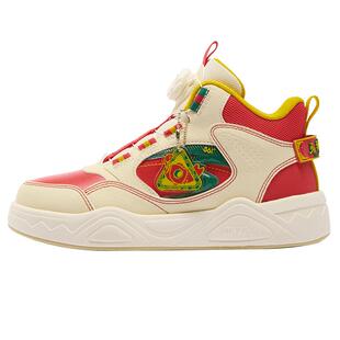 361°童鞋儿童板鞋高帮男童鞋新年运动休闲鞋2026年春新款大童鞋