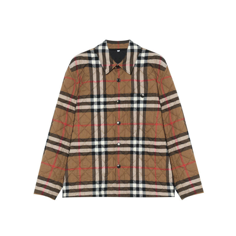 【自营】BURBERRY/博柏利秋冬款男士休闲时尚棉服夹克氛围感穿搭