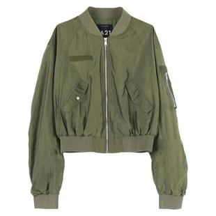 A21美式飞行员短款棒球服夏季男女款机能风工装设计感情侣装外套